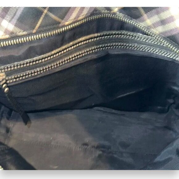 Burberry Blue Label Nova Check Black and Pink Vintage Shoppers Tote with COA - Picture 9 of 12